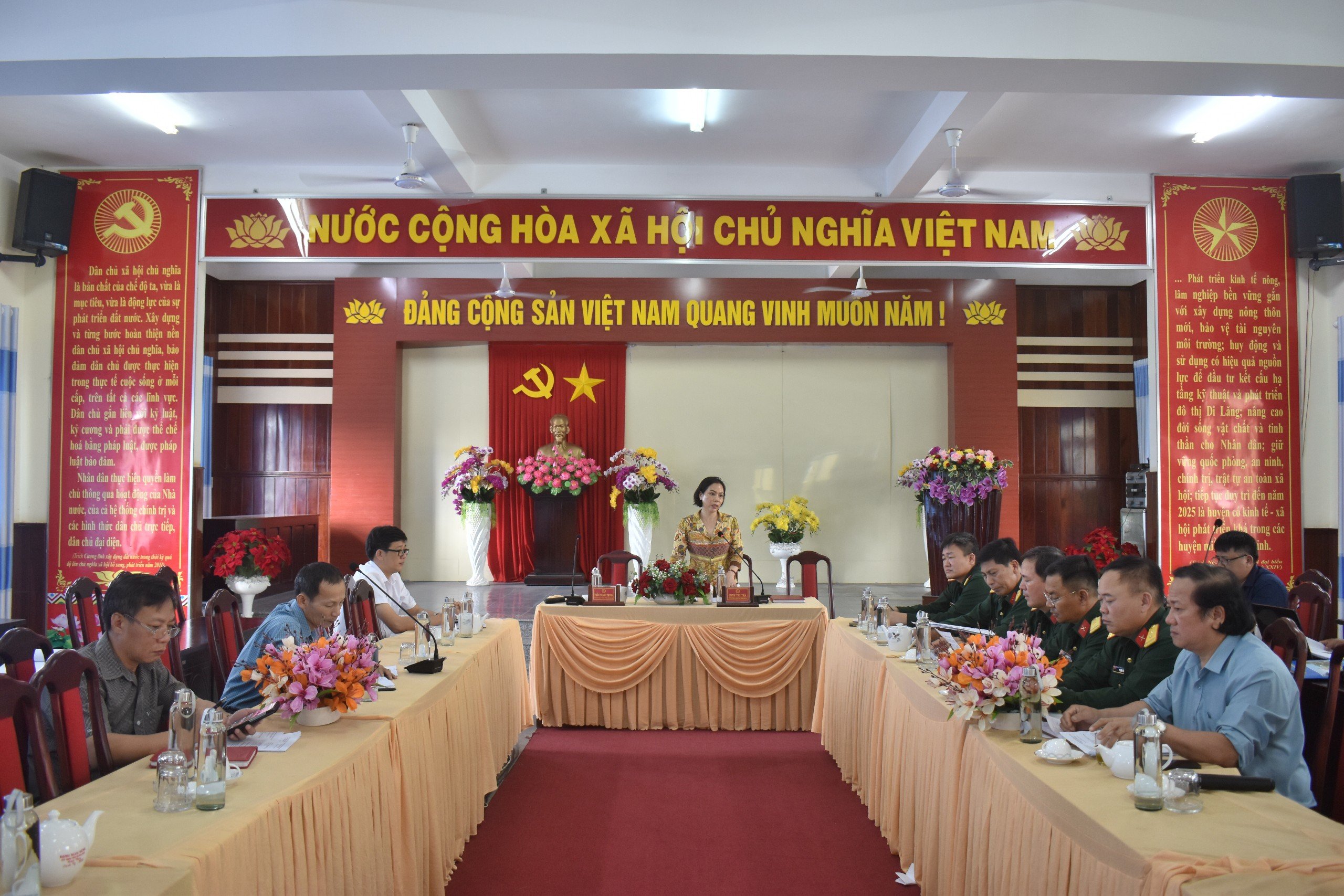 UBND huyện Sơn Hà họp bàn kế hoạch tổ chức Đại hội Thi đua quyết thắng trong lực lượng vũ trang huyện giai đoạn 2019-2024.