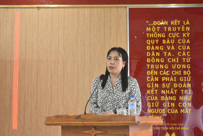 Bế giảng Lớp Bồi dưỡng Đảng viên mới (lớp A) năm 2025.