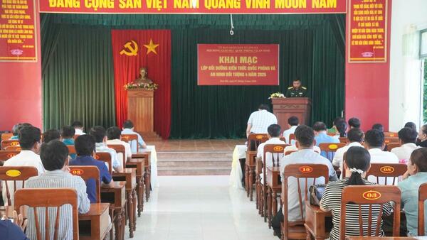 KHAI MẠC LỚP BỒI DƯỠNG KIẾN THỨC QUỐC PHÒNG VÀ AN NINH ĐỐI TƯỢNG 4 NĂM 2026