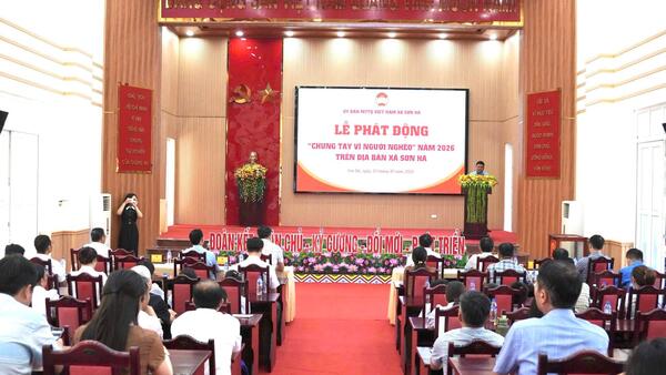 Sơn Hà phát động ủng hộ Quỹ "Vì người nghèo" năm 2026