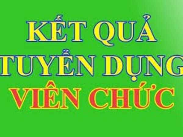 Kết quả trúng tuyển và hoàn thiện hồ sơ tuyển dụng đối với thí sinh  trúng tuyển kỳ tuyển dụng viên chức giáo viên huyện Sơn Hà năm 2025